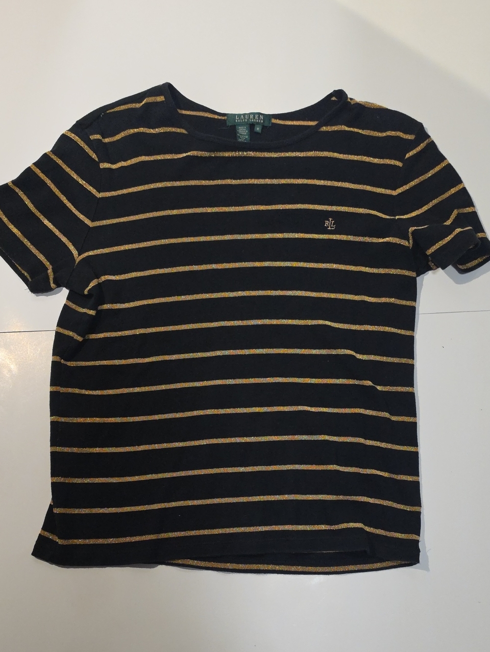 Lauren Ralph Lauren Womans Short Sleeve Top